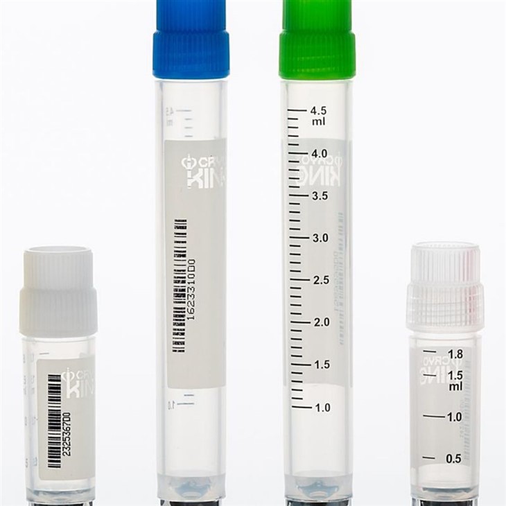 0.5ml, 1.0ml, 1.5ml, 2.0ml And 5.0ml Multi-Coded Cryogenic Vials